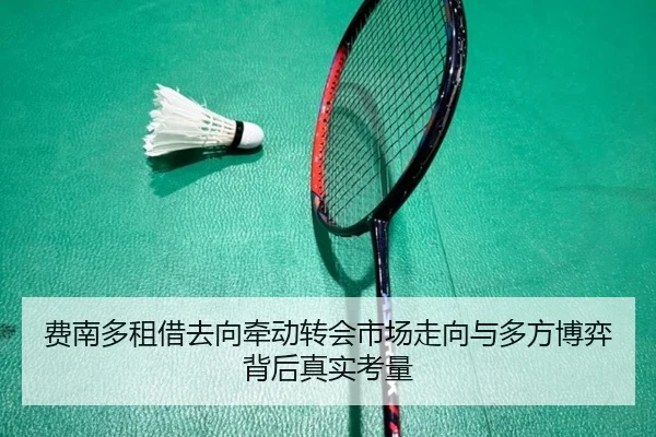 费南多租借去向牵动转会市场走向与多方博弈背后真实考量